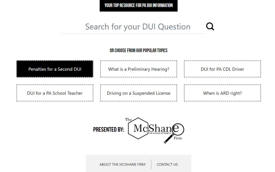 PA Dui